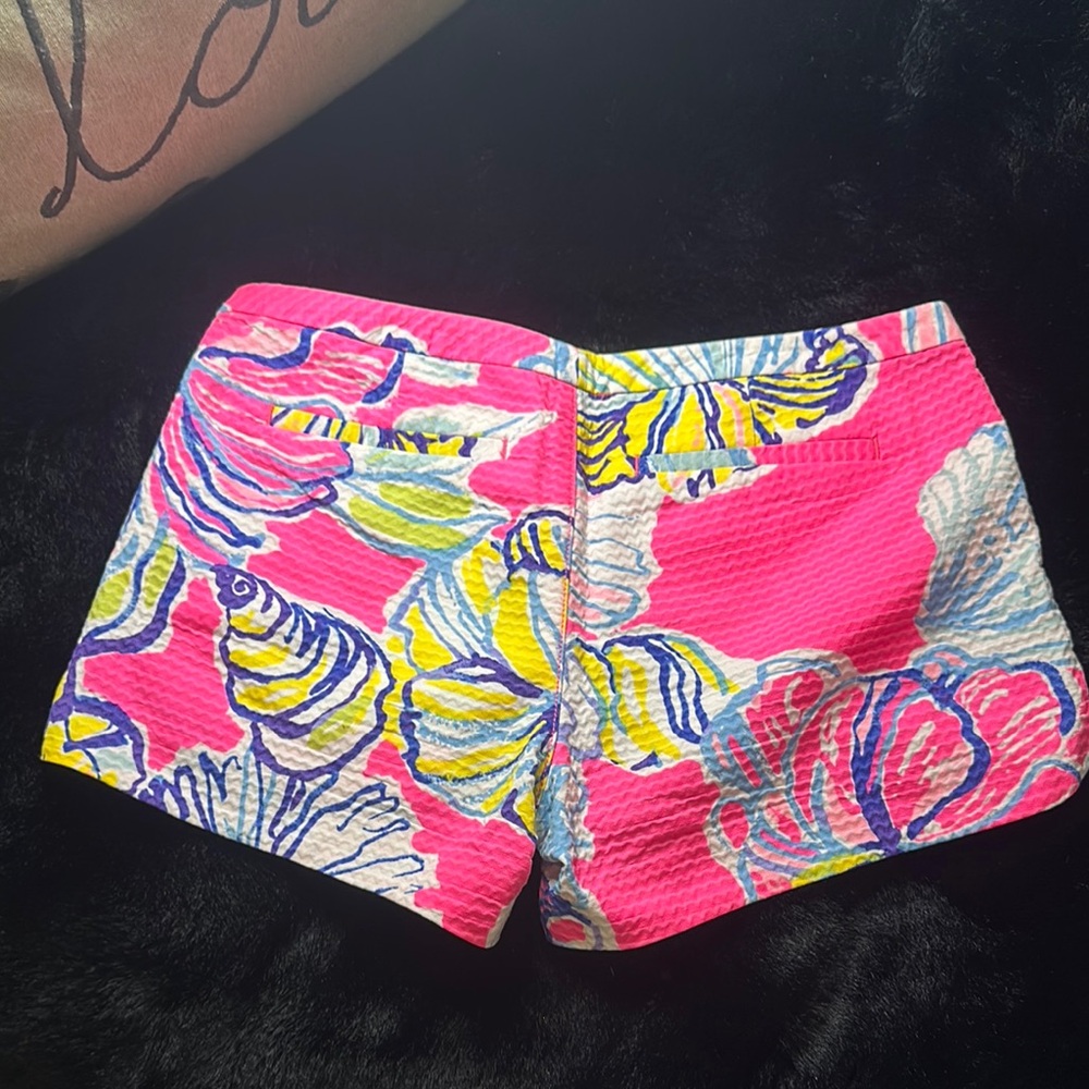 Lilly Pulitzer Pink and Yellow Shorts - Picture 2 of 8